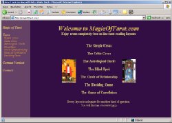 Ein Teil von esoterik-tarot.com in englischer Sprache